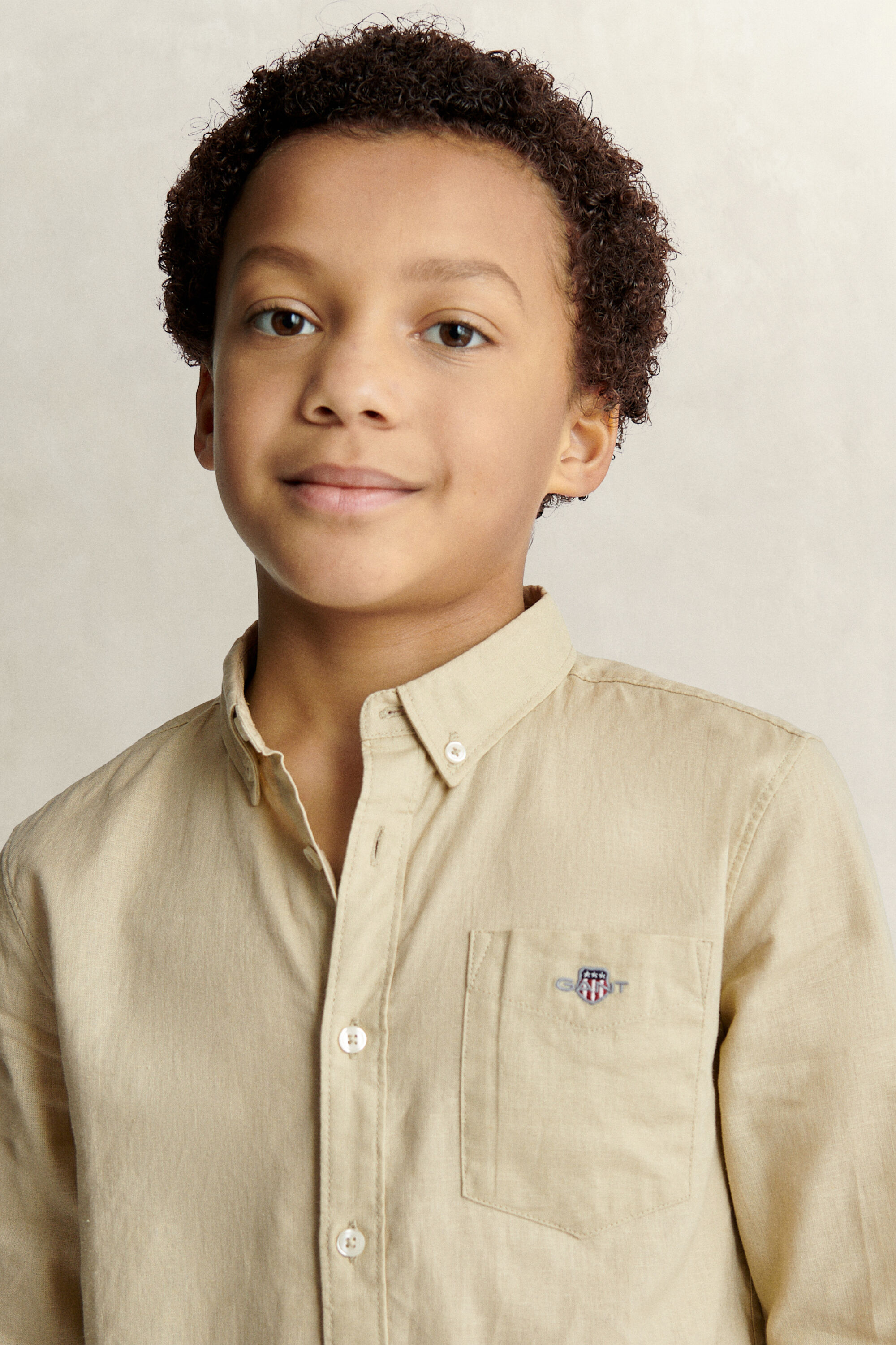 Camicia in misto lino Teen Boys