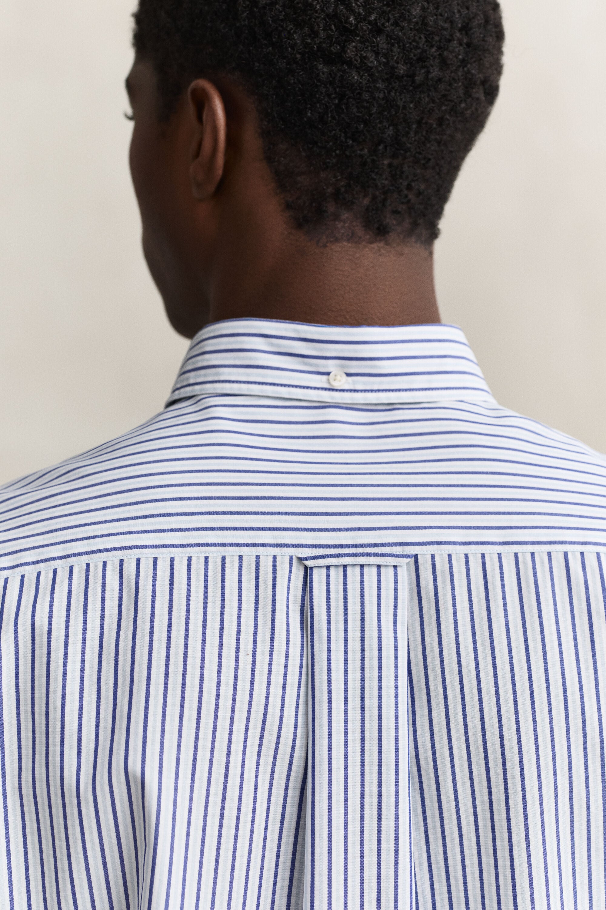 Camicia in popeline a righe