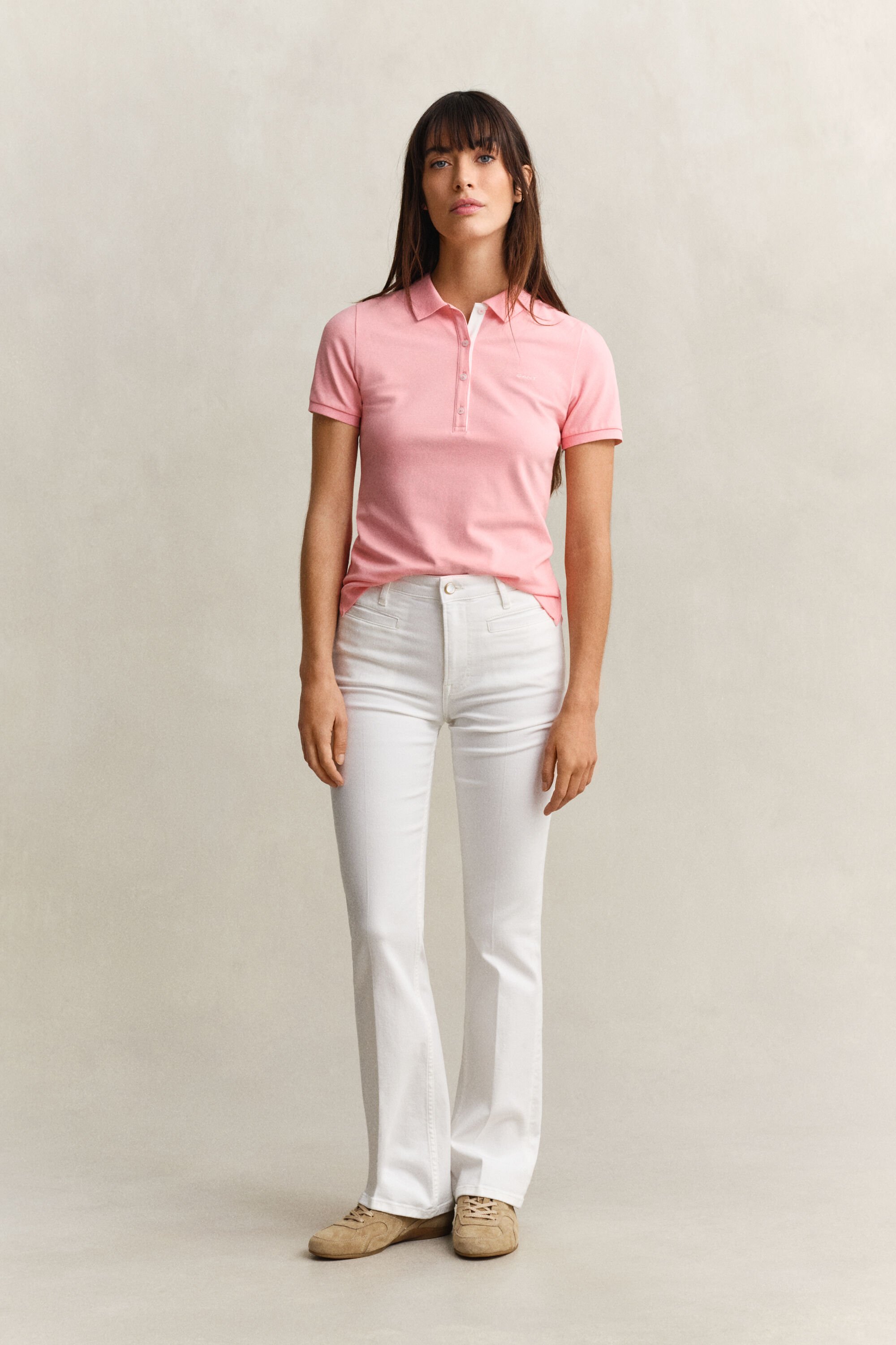 Jeans svasati con motivo Monogram