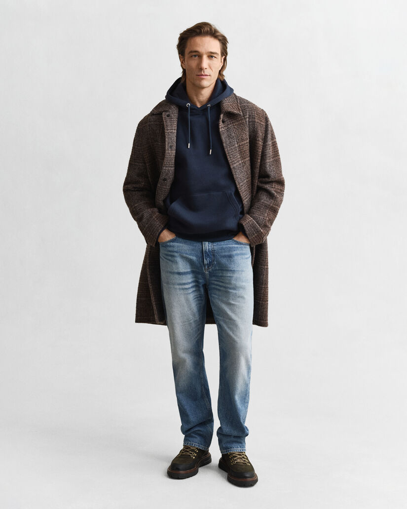 Felpa Shield con cappuccio