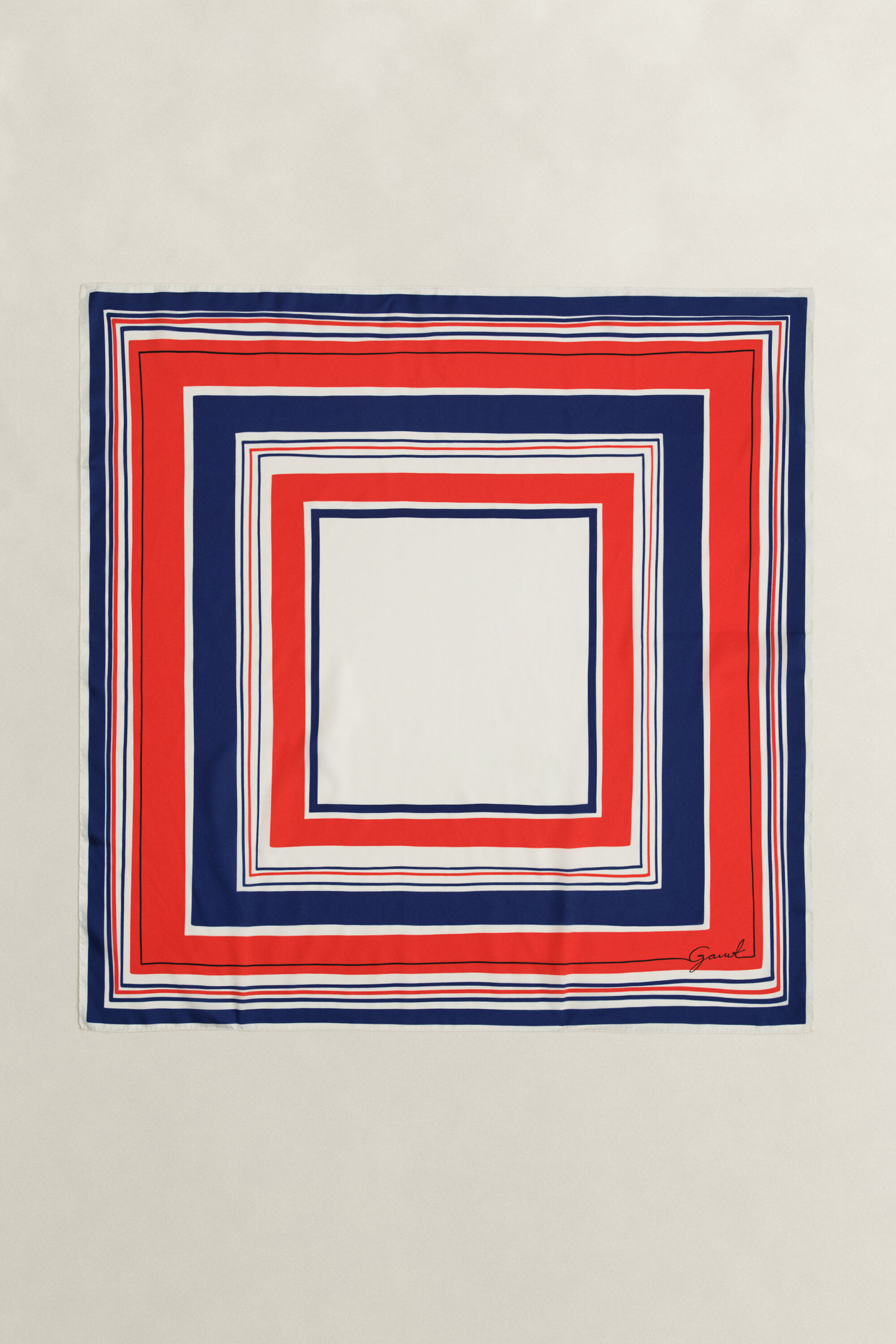 Foulard in seta a righe Nautical