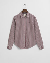 Camicia classica in popeline a righe regular fit