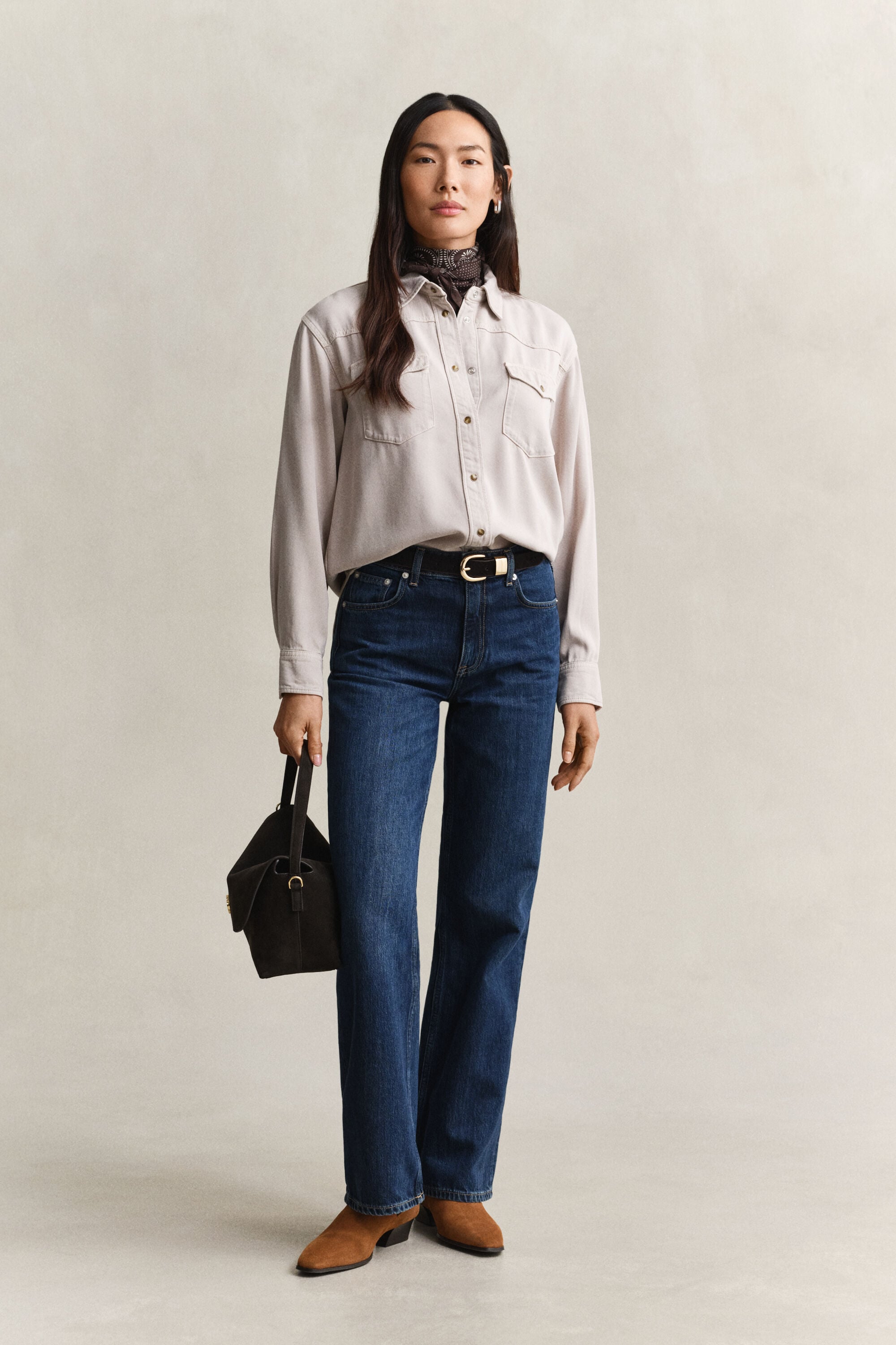 Camicia Ranger in twill di jeans