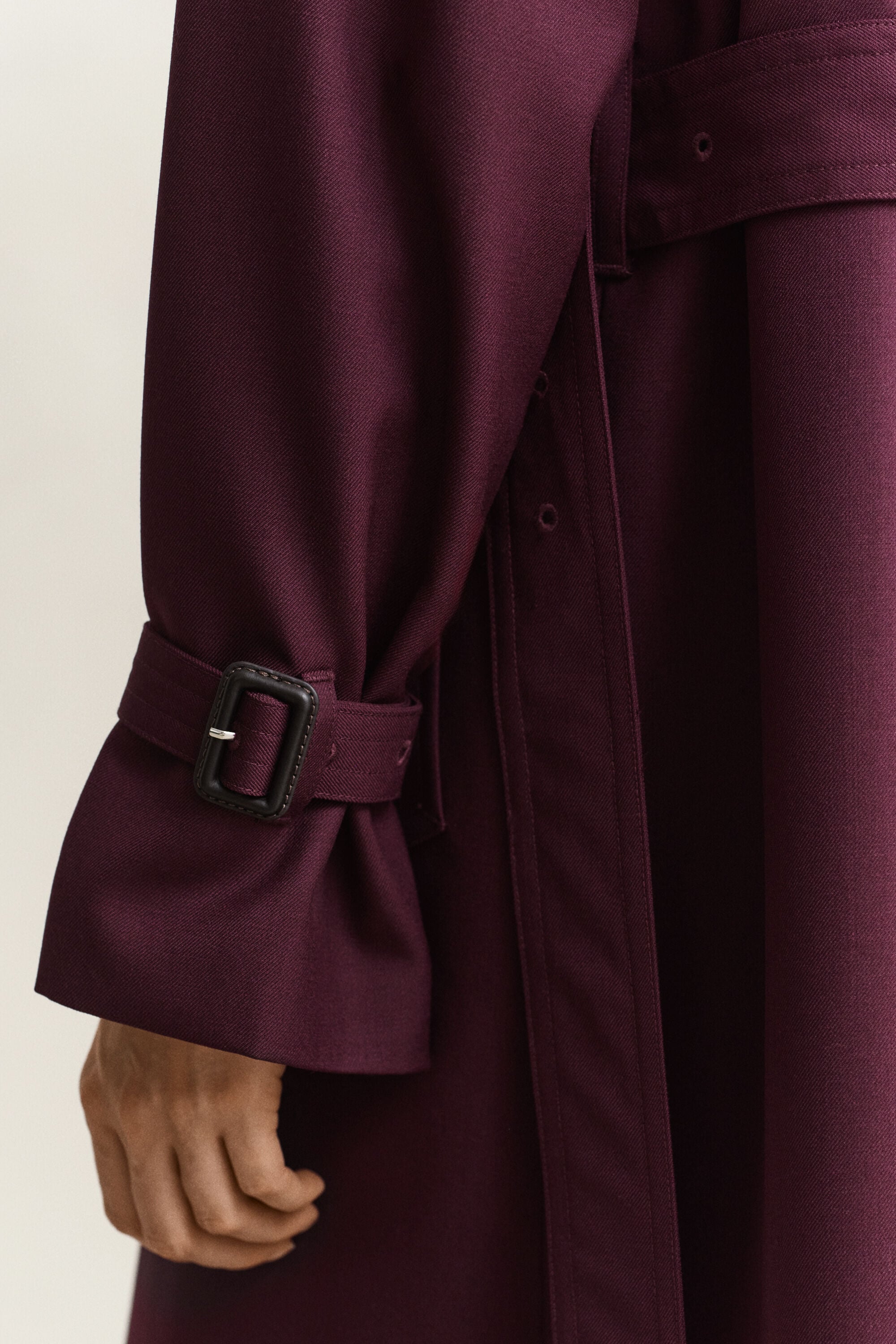 Trench in misto lana