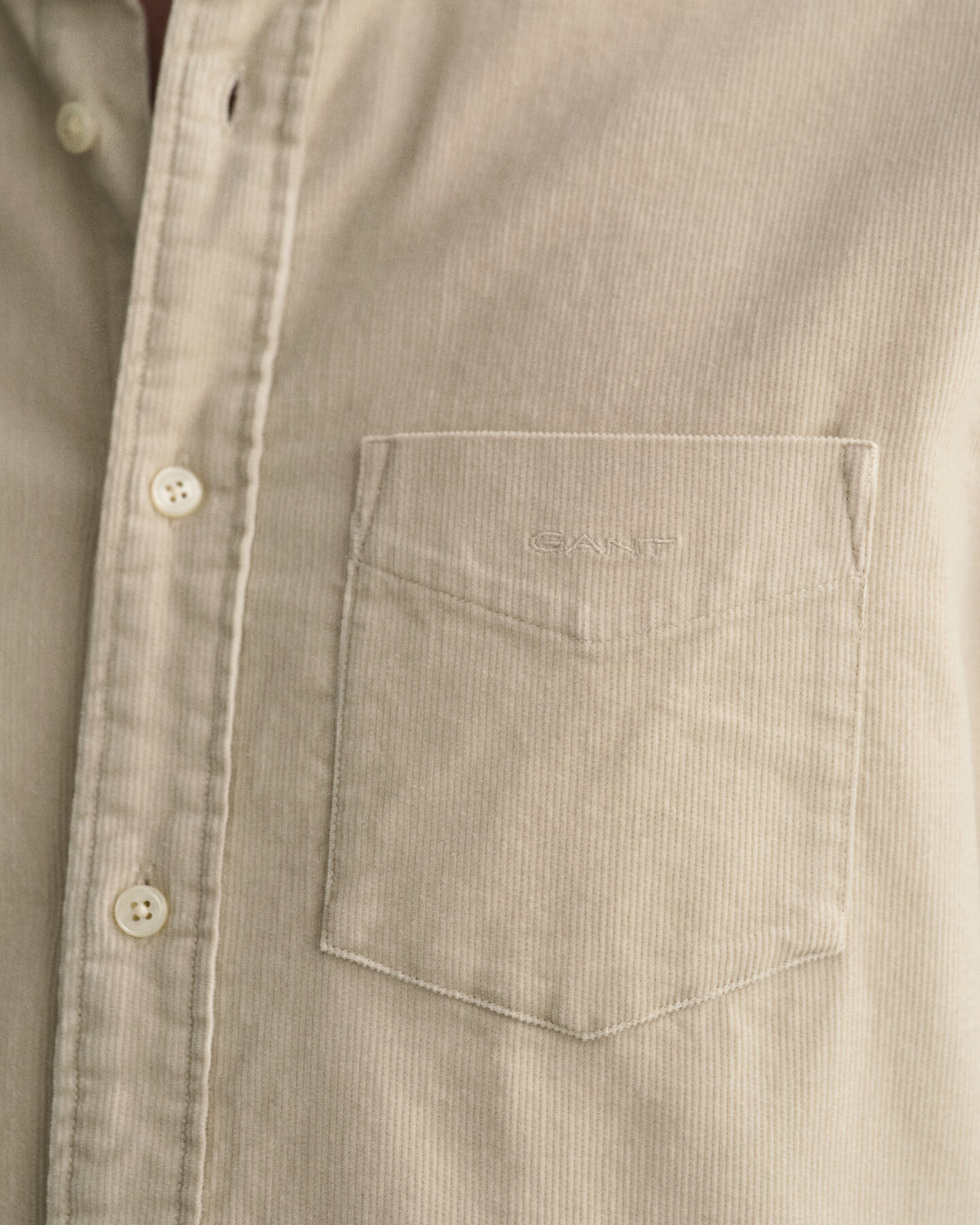 Camicia in velluto a coste regular fit