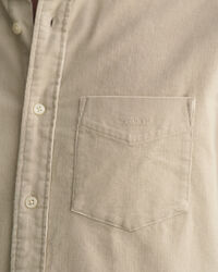 Camicia in velluto a coste regular fit