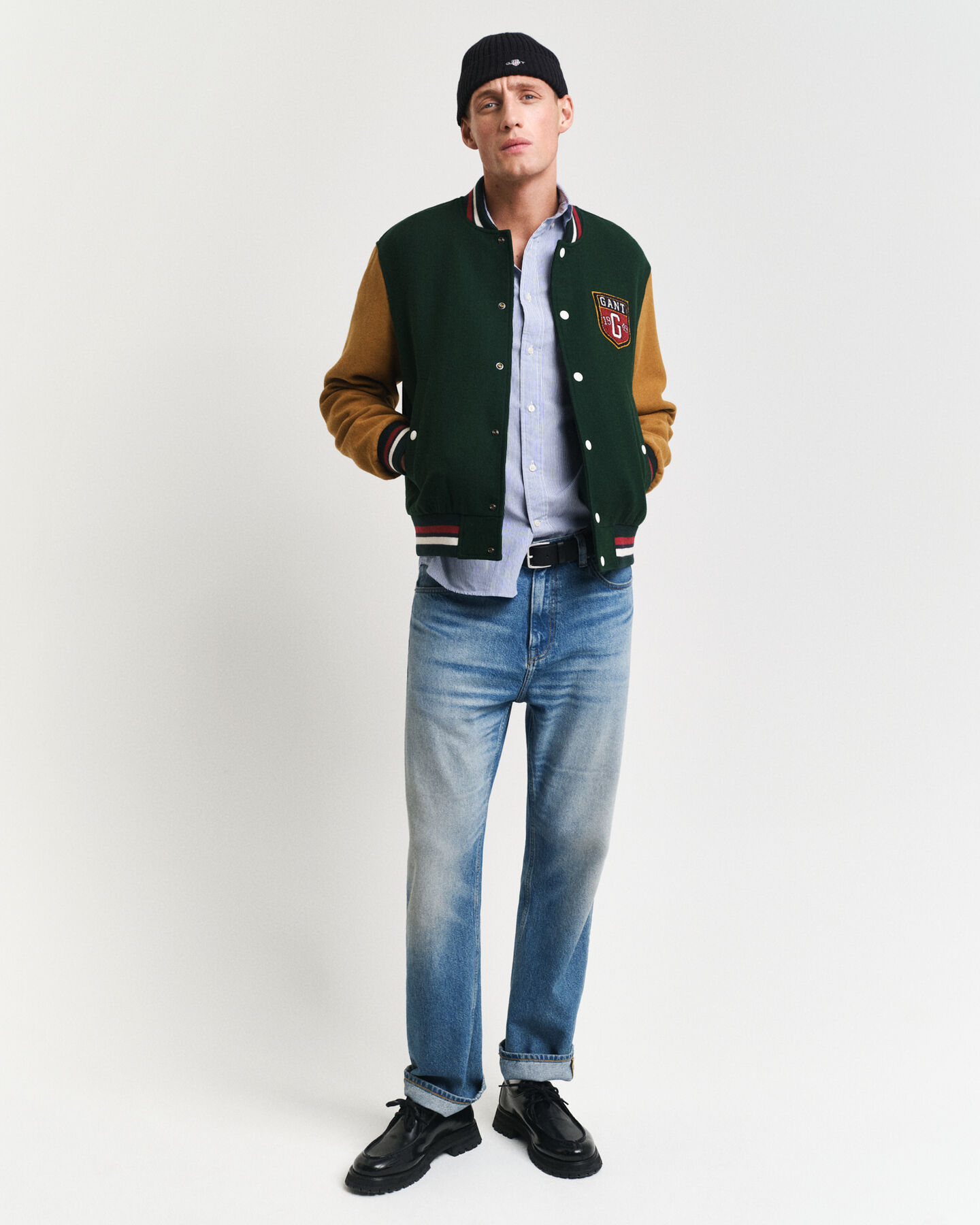 GANT Varsity Jacket in misto lana