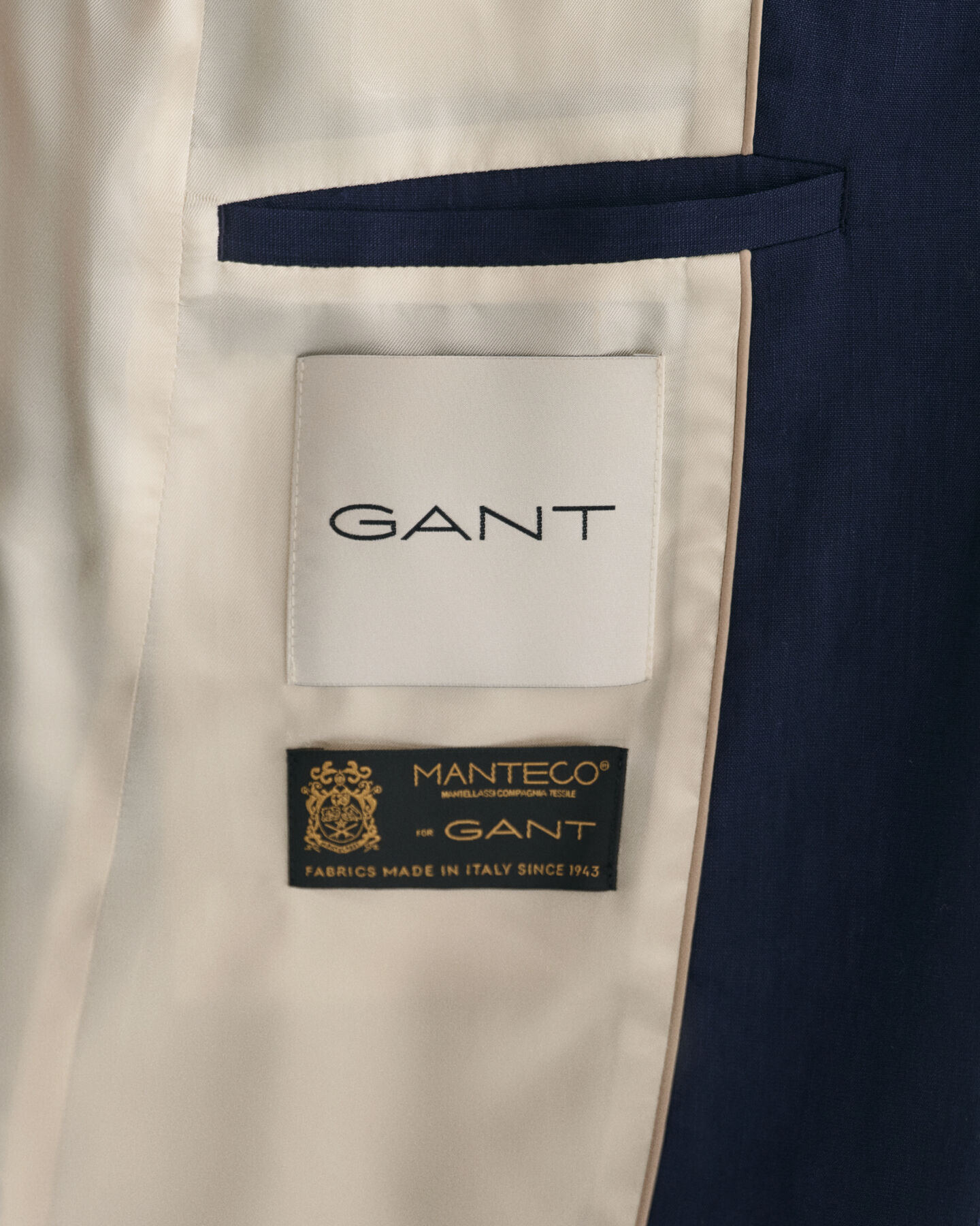 Blazer di lino elasticizzato regular fit