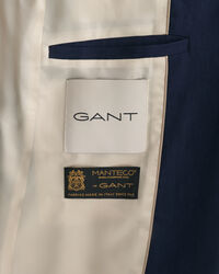 Blazer di lino elasticizzato regular fit