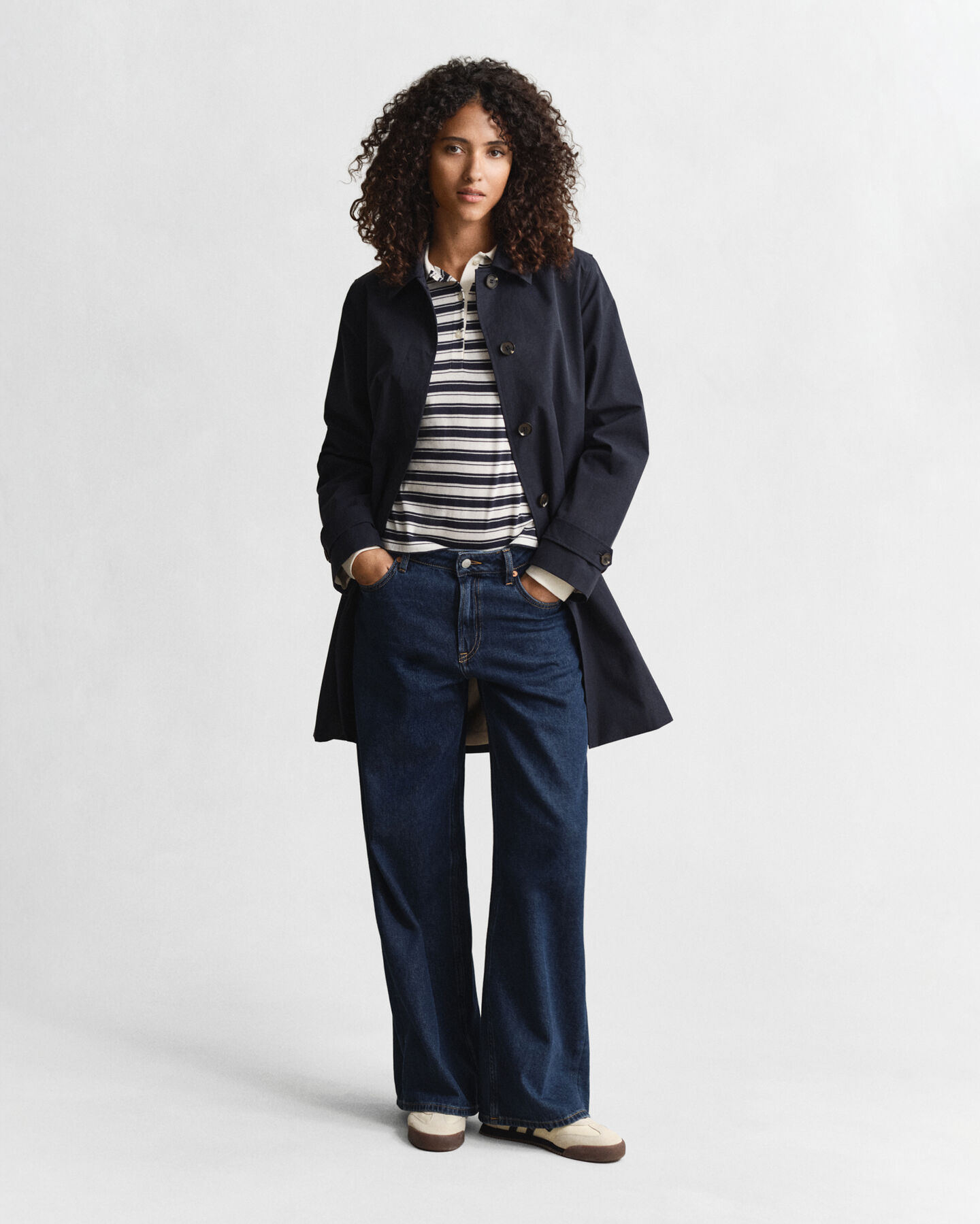 Polo maniche lunghe a righe