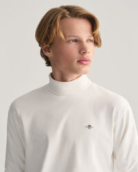 Top a maniche lunghe a collo alto Shield Teens