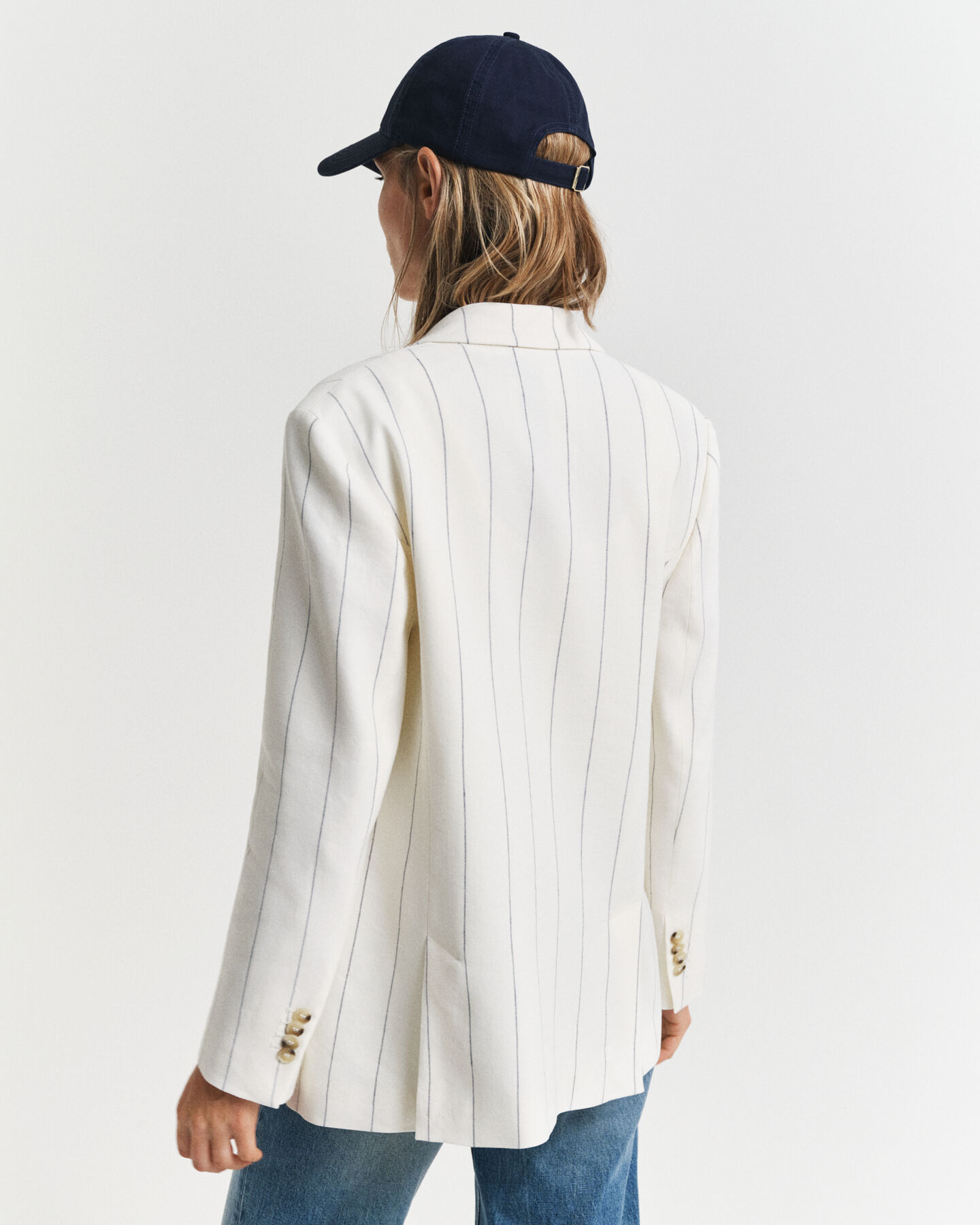 Blazer Club in lino gessato