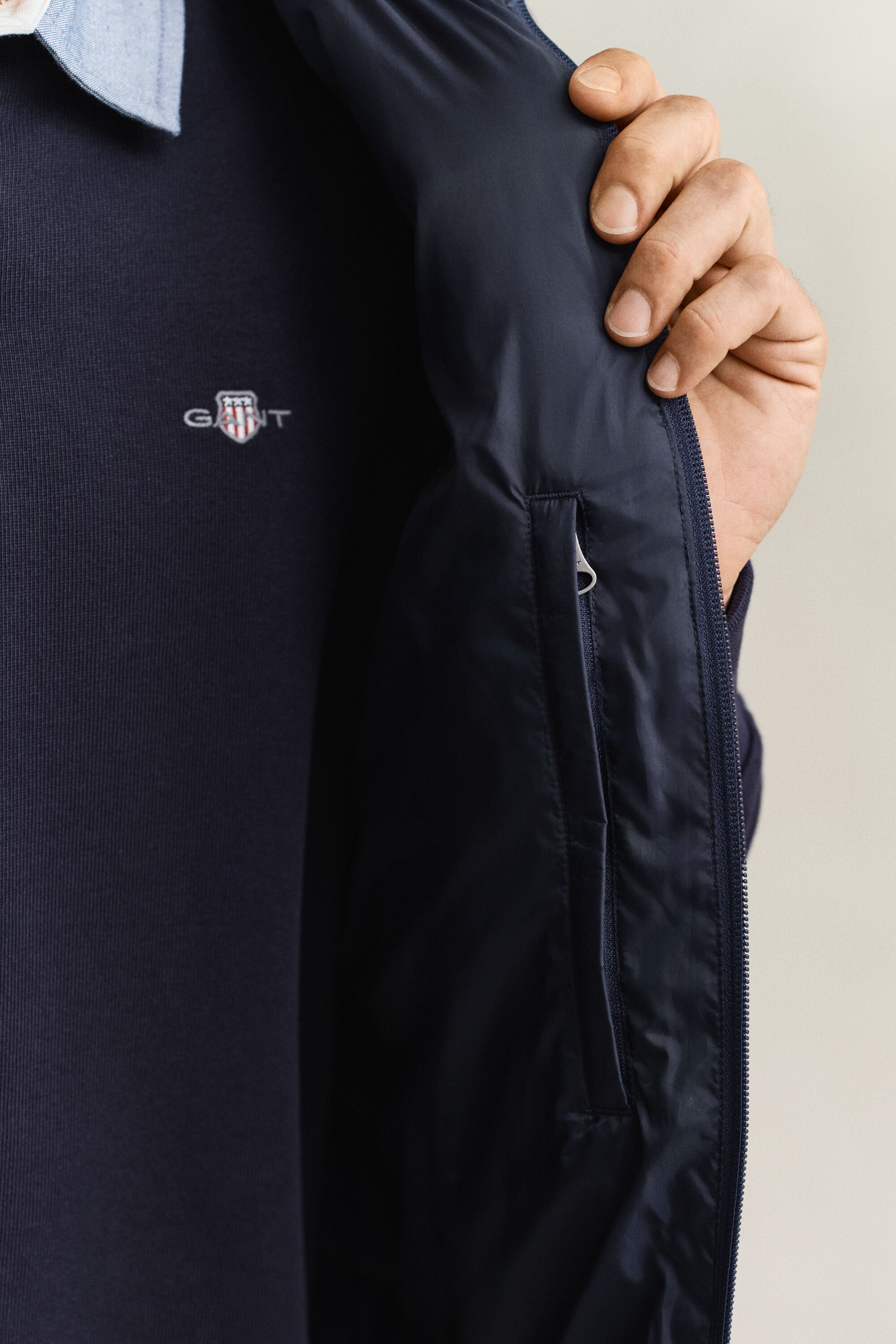 Smanicato leggero in piumino