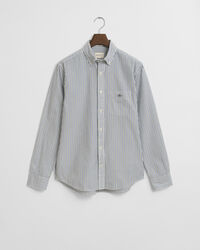 Camicia classica in popeline a righe regular fit