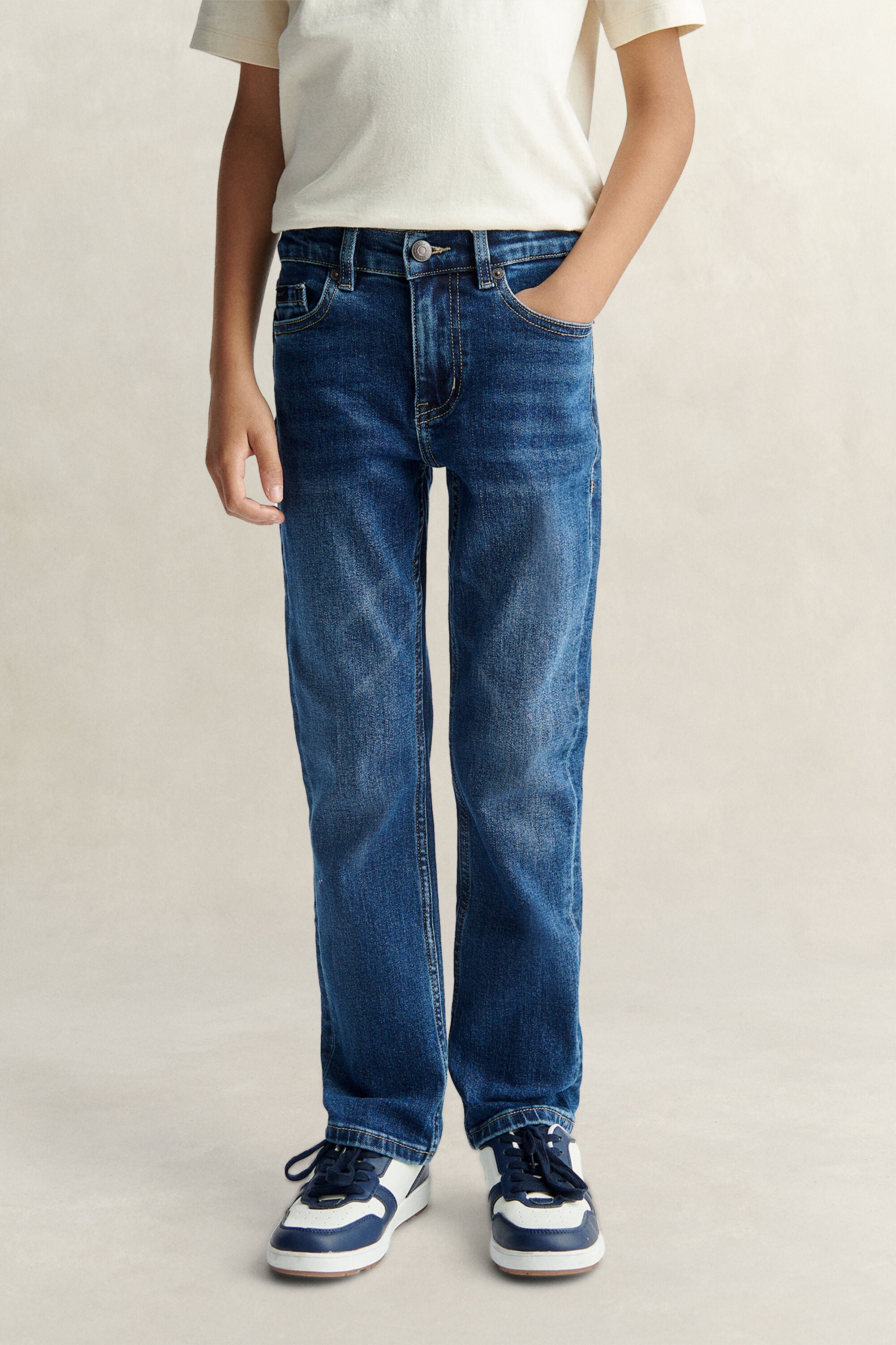 Jeans Teen Boys con vestibilità dritta