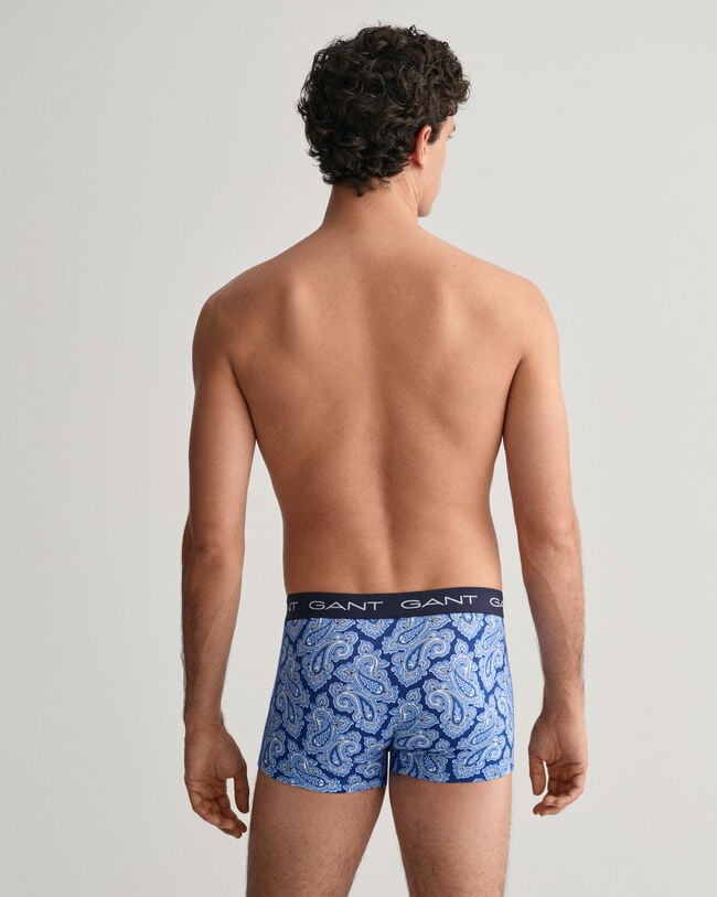 3-Pack Paisley Print Trunks