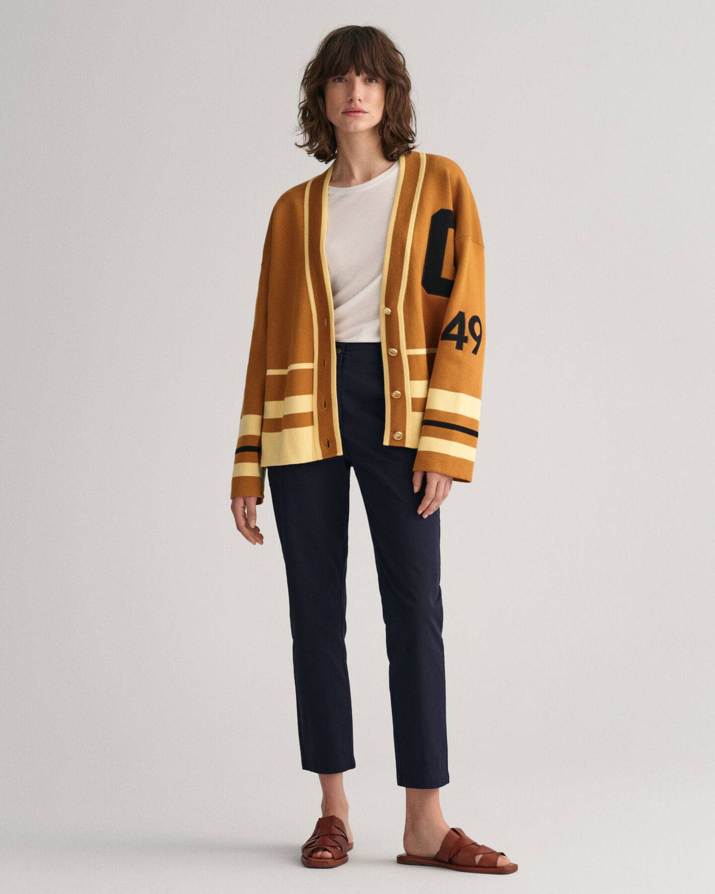Cardigan GANT Varsity con scollo a V