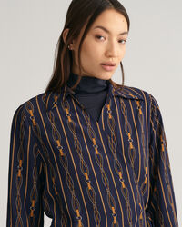 Abito a portafoglio Rope a righe regular fit