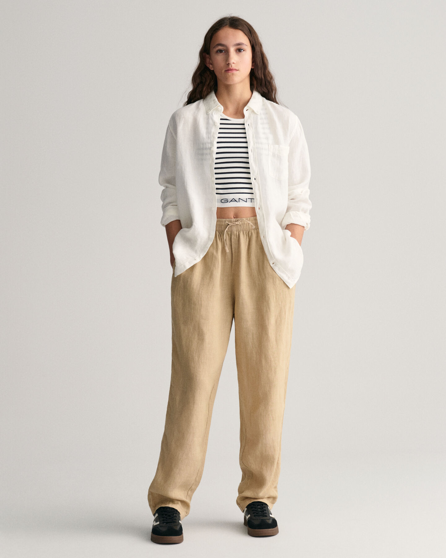 Pantaloni in lino Teen Boys