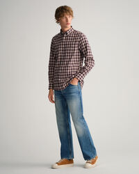 Camicia a quadri in flanella regular fit