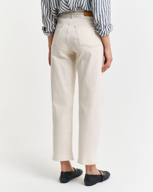 Jeans écru gamba dritta
