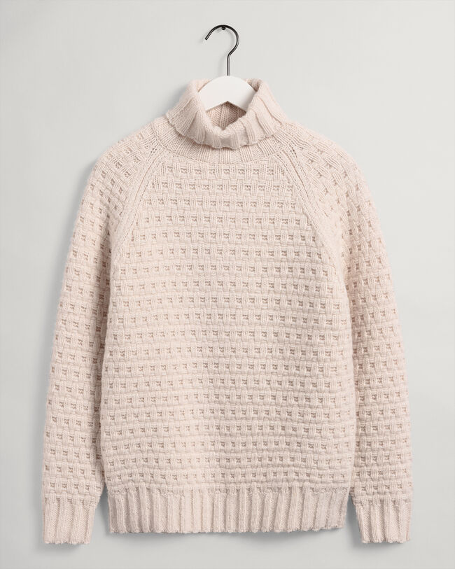 Maglia a collo alto Chunky Texture