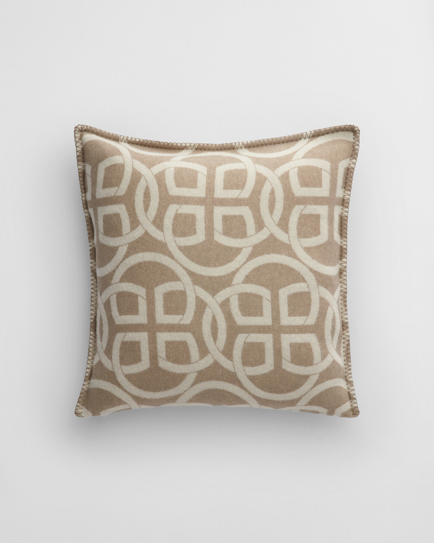 Copricuscino in lana Monogram