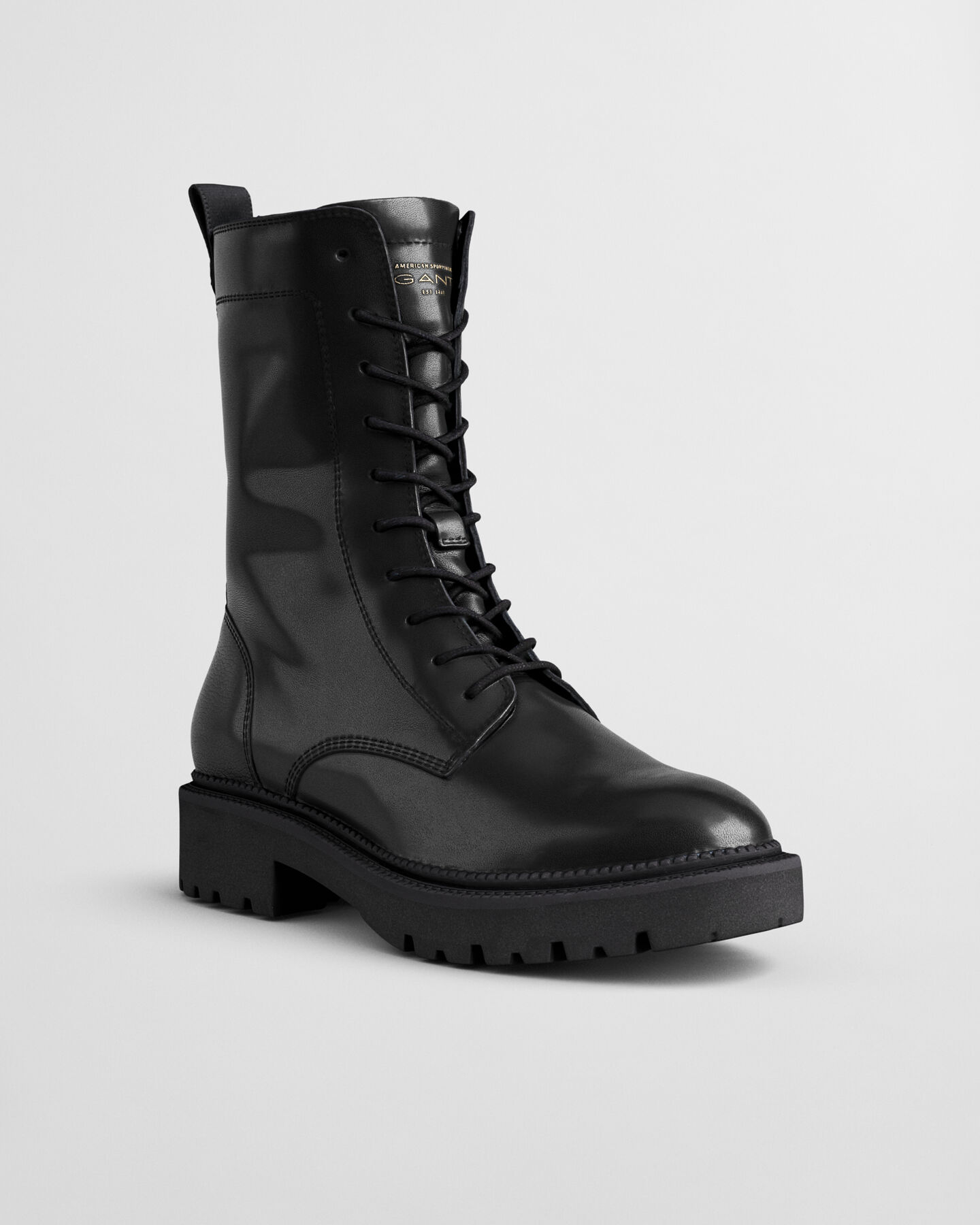 Stivaletti Keliin in pelle con lacci