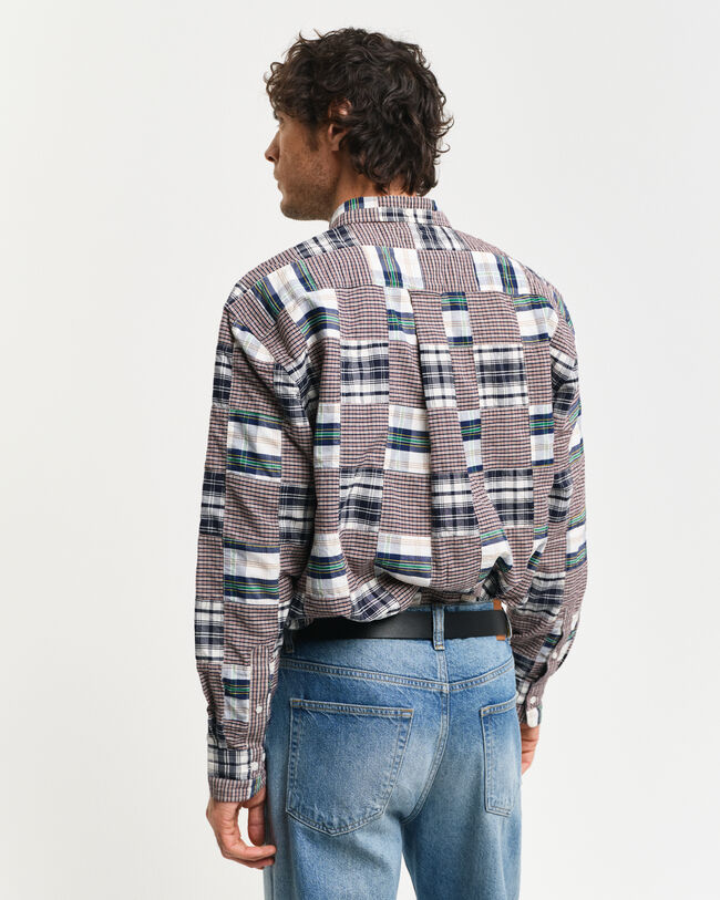 Camicia patchwork Remake relaxed fit