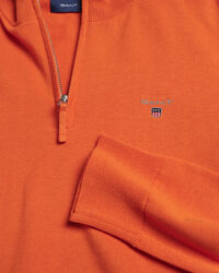 Maglia Classic in cotone con zip corta