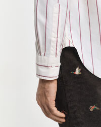 Camicia a righe Heritage in popeline relaxed fit