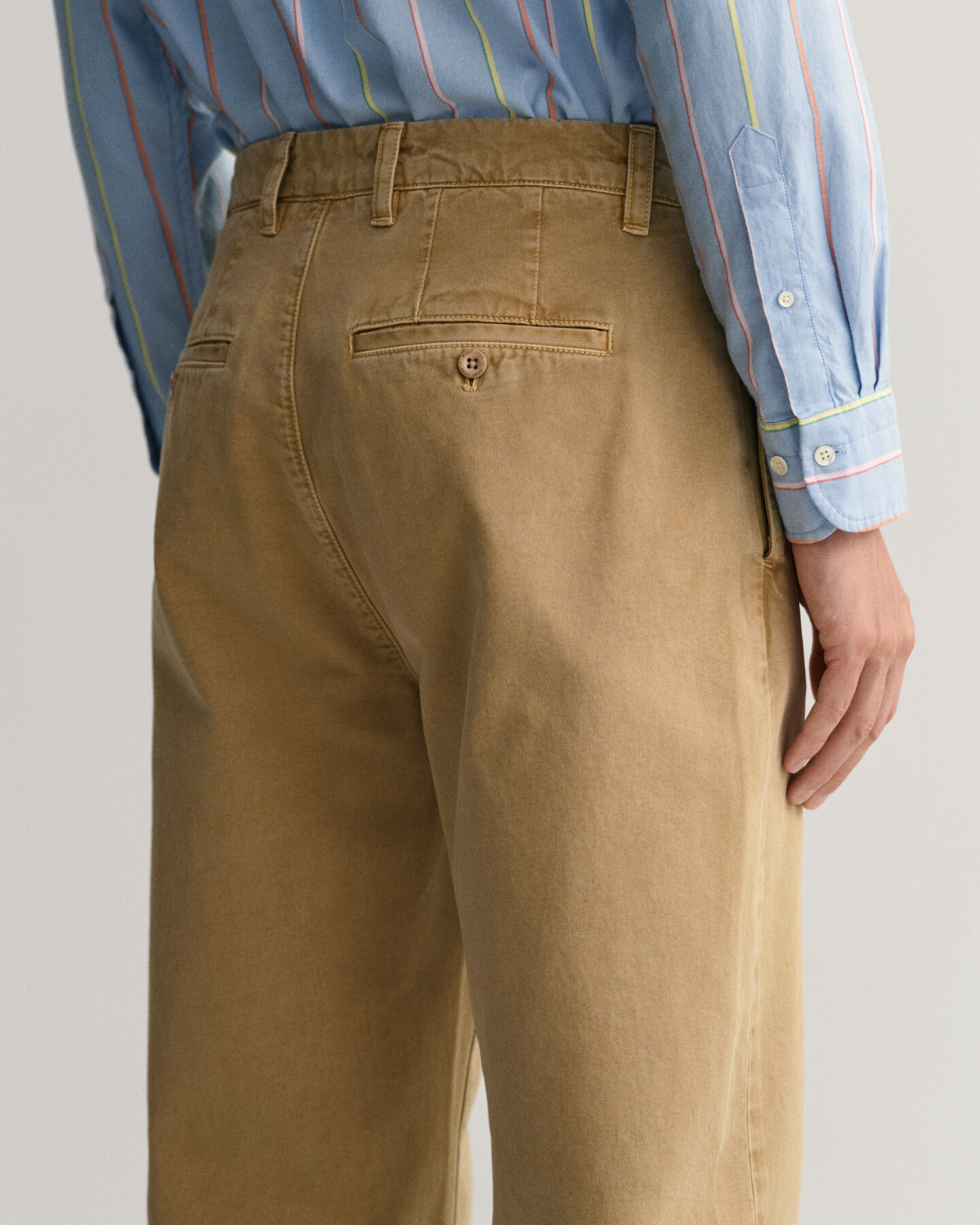 Pantaloni chino in twill straight fit