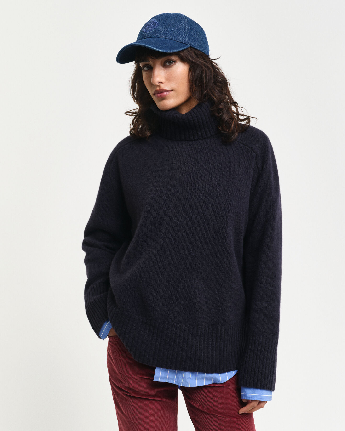Maglia a collo alto in cashmere