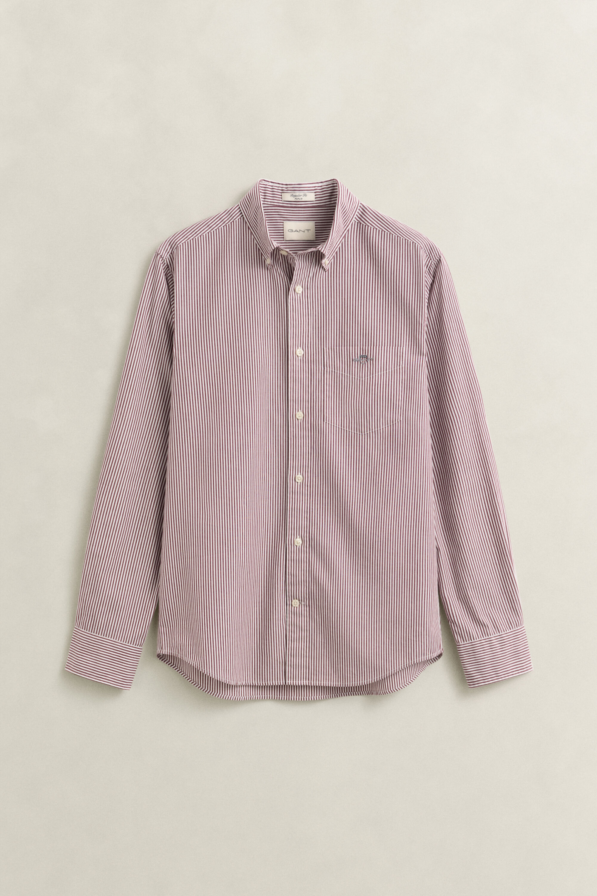 Camicia in popeline a righe Classic regular
