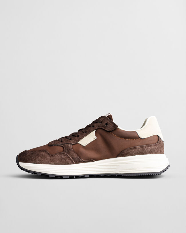 Sneakers Beywin in camoscio e nylon