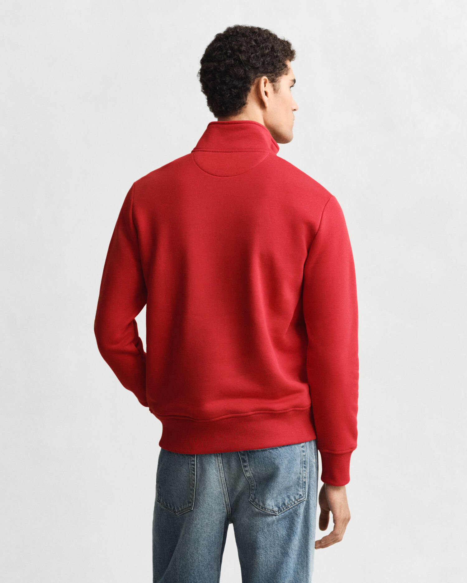 Felpa Graphic con zip corta