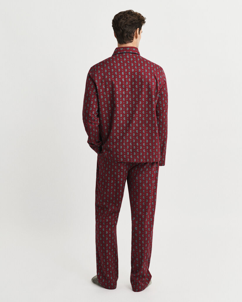 Confezione regalo di pigiama con stampa motivo cachemire