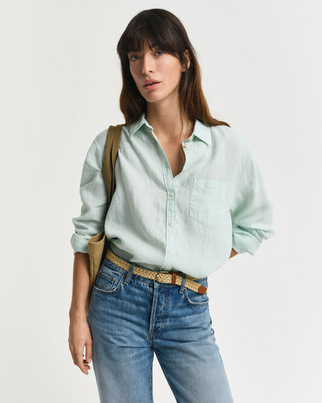 Camicia di lino relaxed fit