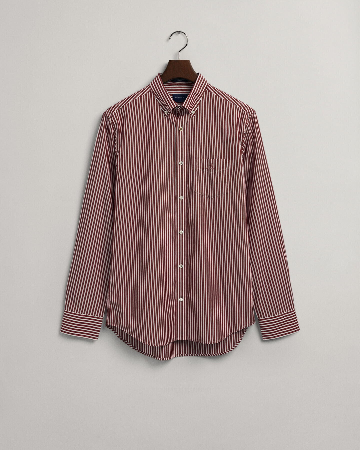 Camicia in broadcloth a righe regular fit