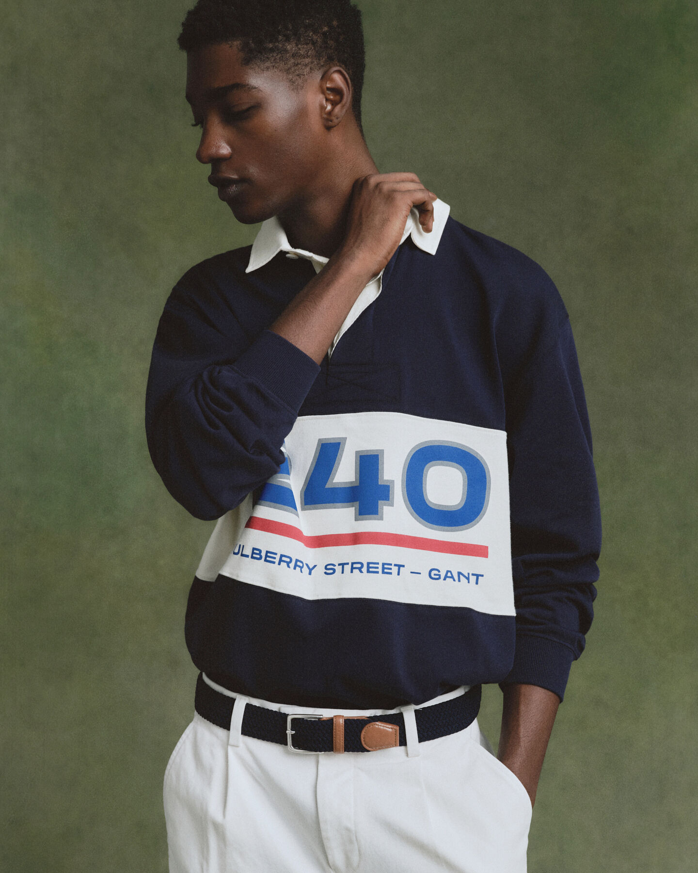 Heavy Rugger colour block con stampa