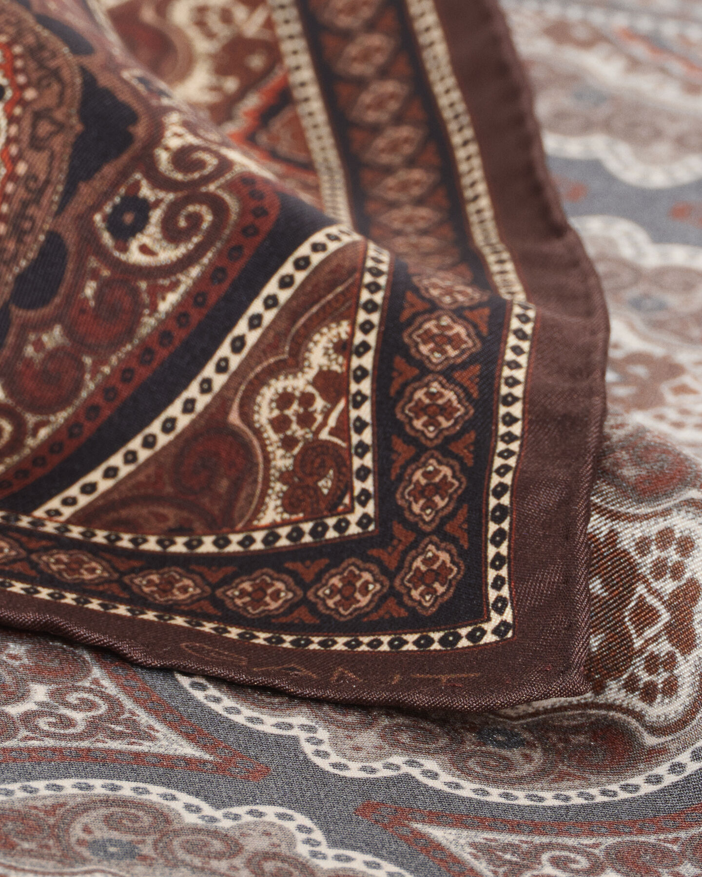 Fazzoletto da taschino con motivo cachemire