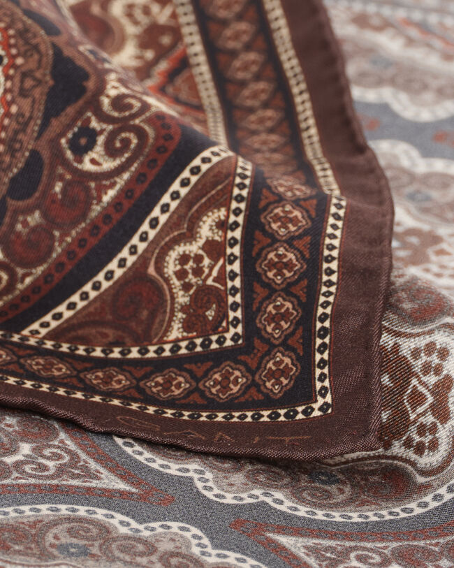 Fazzoletto da taschino con motivo cachemire