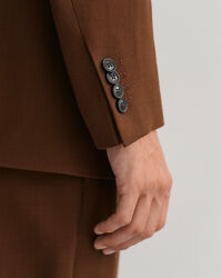 Blazer da abito in crêpe di lana oversize