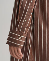 Abito chemisier a righe oversize