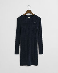 Abito a trecce in cotone elasticizzato Teen Girls