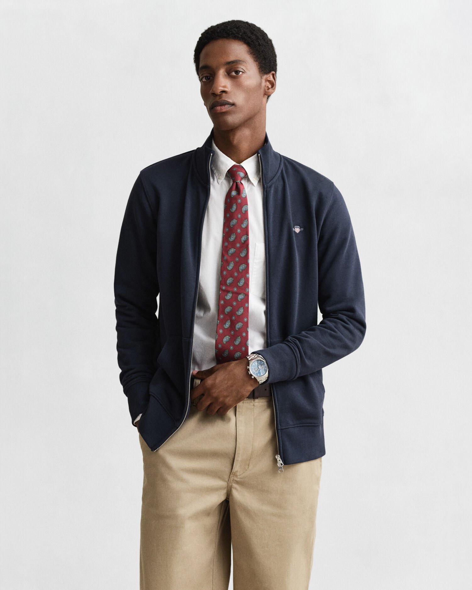 Felpa Shield con zip