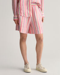 Pantaloncini Pull-On multi righe in lino