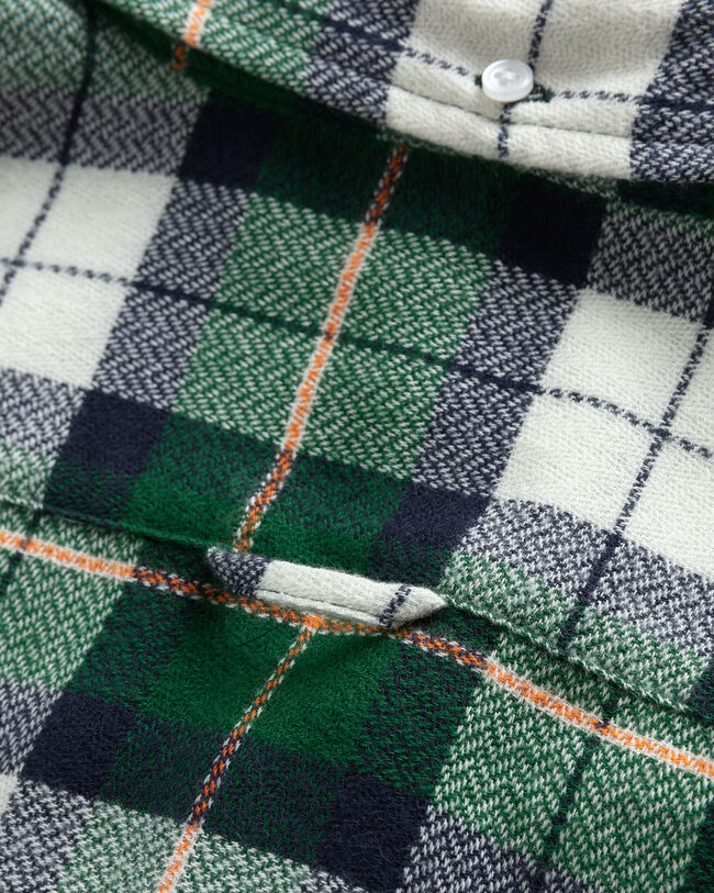 Camicia a quadri Texture relaxed fit