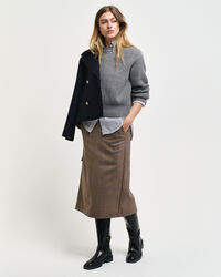 Gonna longuette a quadri