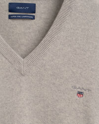 Maglia con scollo a V in lana d'agnello extrafine